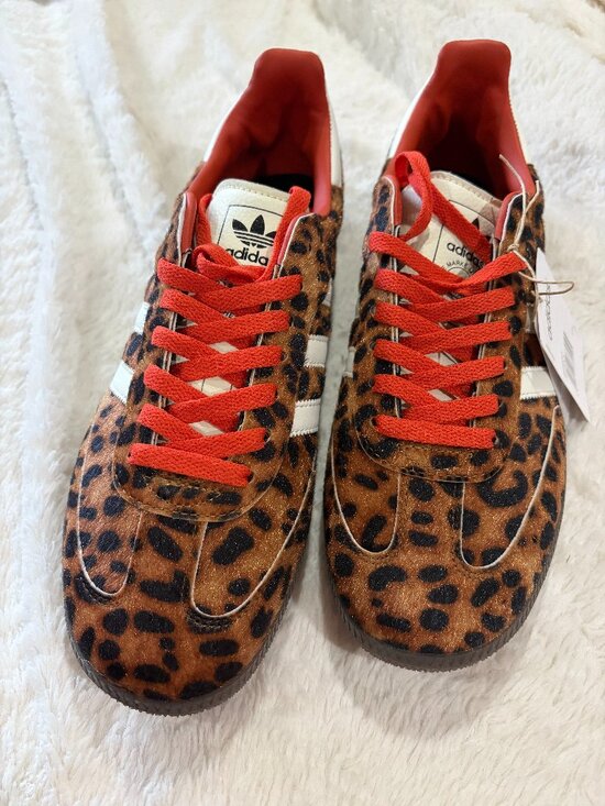 adidas Shoes - Adidas Sambas Red Leopard